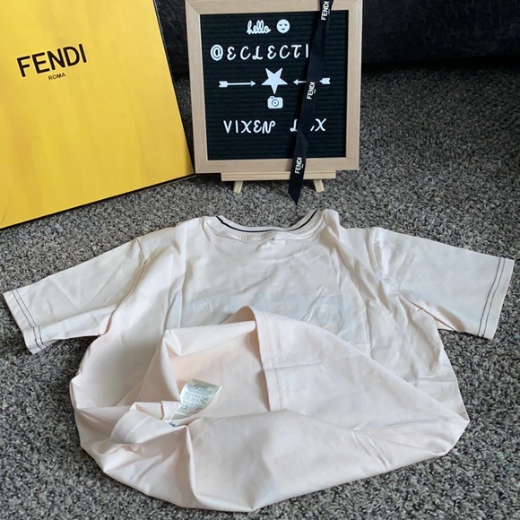 Fendi Roma Embroidered T-Shirt - Picture 8 of 8